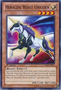 CBLZ-016 · Bestia Araldica Unicorno / Heraldic Beast Unicorn (ITA)