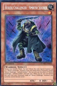 NUMH-010sec · Sfidante Eroico - Soldato da Imboscata / Heroic Challenger - Ambush Soldier SCR (ITA)