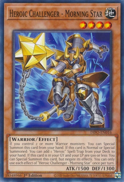 DIFO-016 · Sfidante Eroico - Stella del Mattino / Heroic Challenger - Morning Star (ITA)