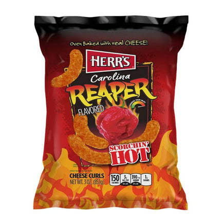 Herr's Carolina Reaper Flavoured Cheese Curls - 28g