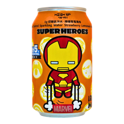 High Up Superheroes Iron Man Limonata alla Fragola 330ml
