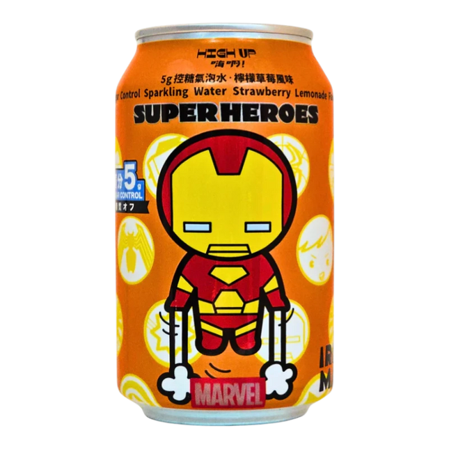High Up Superheroes Iron Man Limonata alla Fragola 330ml