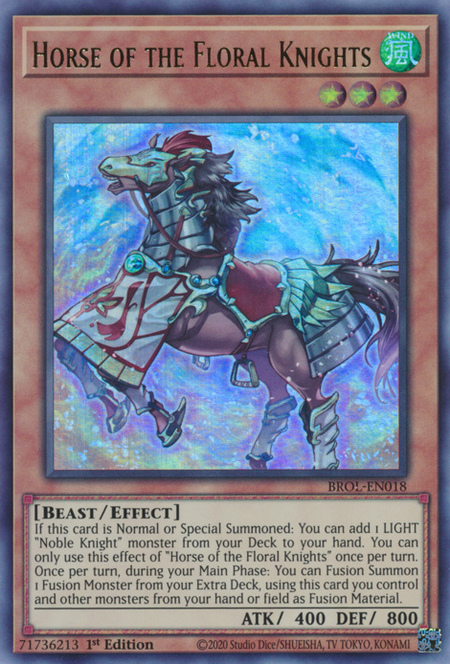 BROL-018 · Cavallo dei Cavalieri Floreali / Horse of the Floral Knights UR (ITA)