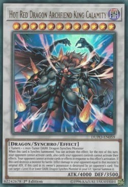 DUPO-059 · Arcidemone Drago Rosso Rovente della Calamità / Hot Red Dragon Archfiend King Calamity UR (ITA)
