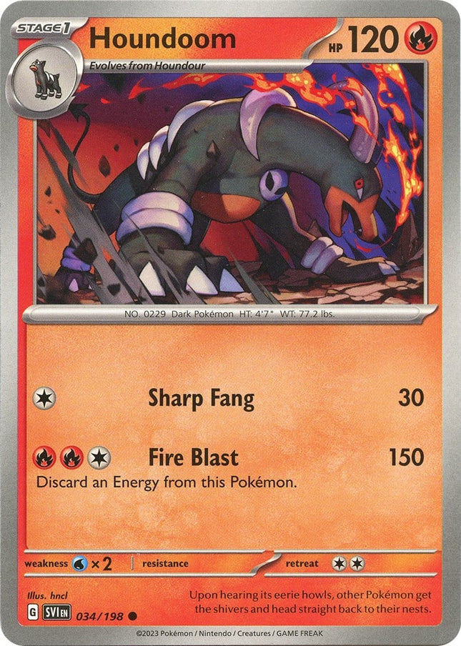 SVI-034 · Houndoom (034/198) (ITA)