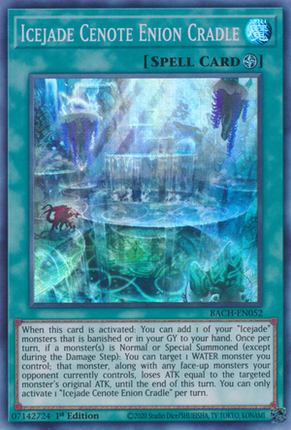 BACH-052 · Culla Enion Cenote Ghiacciogiada / Icejade Cenote Enion Cradle SR (ITA)