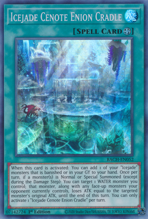 BACH-052 · Culla Enion Cenote Ghiacciogiada / Icejade Cenote Enion Cradle SR (ITA)
