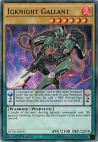 CORE-031 · Fuocavaliere Gentiluomo / Igknight Gallant (ITA)
