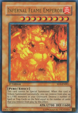 SD3-001 · Imperatore della Fiamma Infernale / Infernal Flame Emperor UR (ITA)