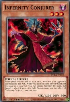 PHRA-016 · Prestigiatore Demoneterno / Infernity Conjurer