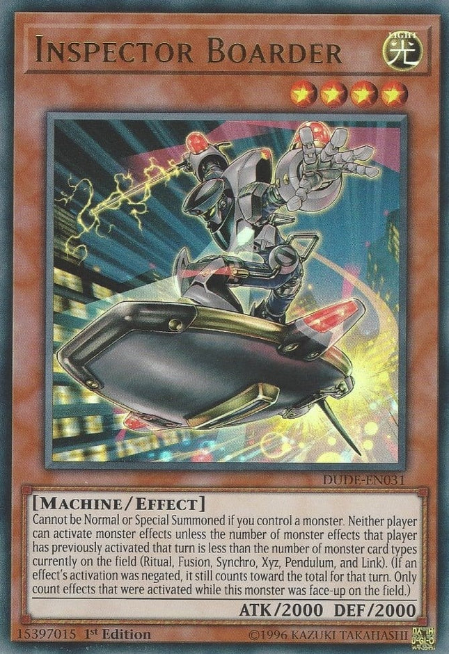 DUDE-031 · Ispettore Cavalcatavola / Inspector Boarder UR (ITA)