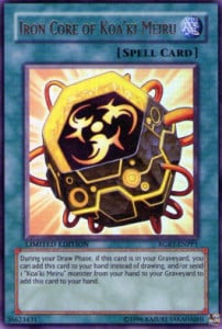 RGBT-001 · Nucleo di Ferro di Koa'ki Meiru / Iron Core of Koa'ki Meiru UR (ITA)