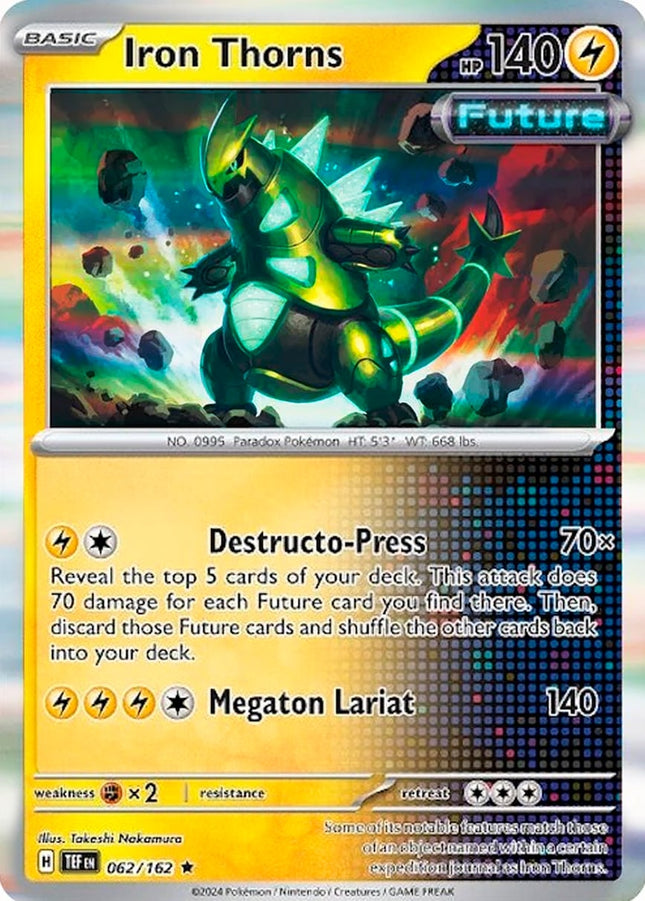 TEF-062 · Iron Thorns RH (Holo Rare | 062/162) (ITA)