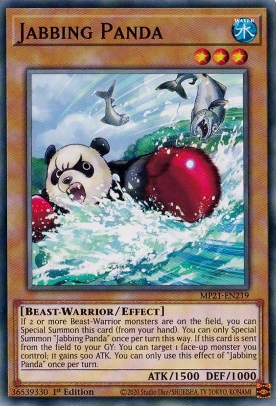 MP21-219 · Panda Pugile / Jabbing Panda (ITA)
