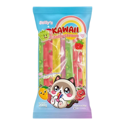 Jelly's Kawaii Jelly Straws – Gelatine alla Frutta 200g