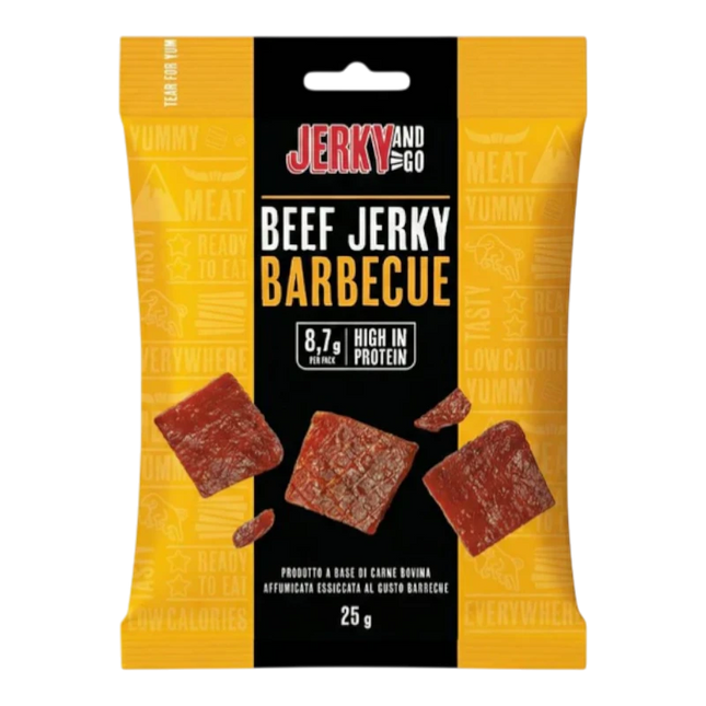 Jerky And Go Beef - Carne Bovina Essiccata Al Gusto Barbecue