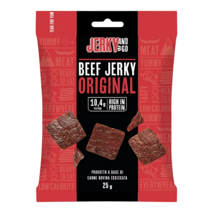 Jerky And Go Beef - Carne Bovina Essiccata Original