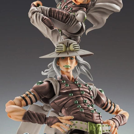 JoJo's Bizarre Adventure Part7 Steel Ball Run Super Action Action Figure Chozokado Gyro Zeppeli Third 16 cm