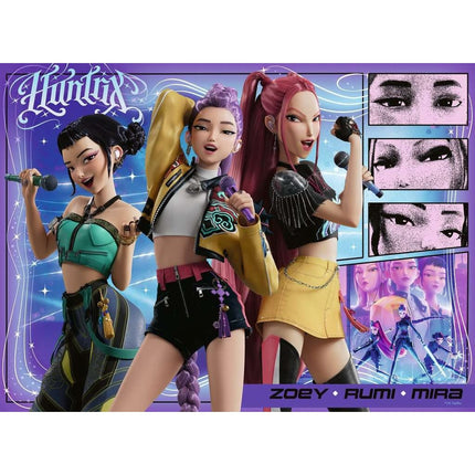 K-POP DEMON HUNTERS - Happy fans, happy honmoon - Puzzle 100P XXL