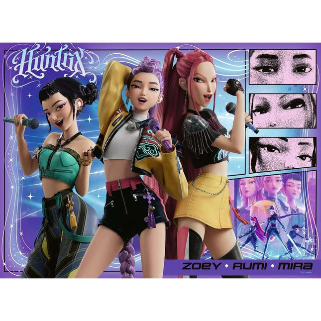 K-POP DEMON HUNTERS - Happy fans, happy honmoon - Puzzle 100P XXL