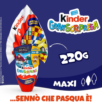 Kinder GranSorpresa Maxi Harry Potter 2026 – Uovo di Pasqua con Funko Pop! Esclusivo