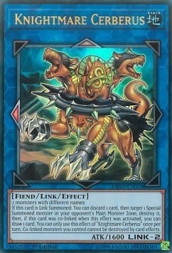 MP19-026 · Cavaliere dell'Incubo Cerbero / Knightmare Cerberus UR (ITA)