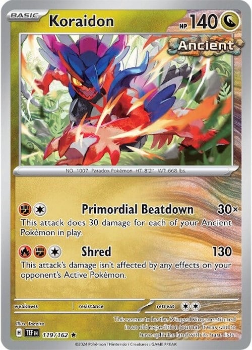 TEF-119 · Koraidon R (119/162) (ITA)