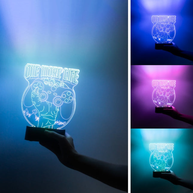 LAMPADA LED DA TAVOLO GAMERATION ONE MORE LIFE