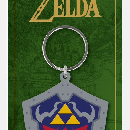Legend of Zelda Rubber Keychain Hylian Shield 6 cm