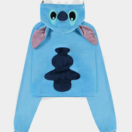 Lilo & Stitch - Stitch Cropped Hooded Sweater Taglia M