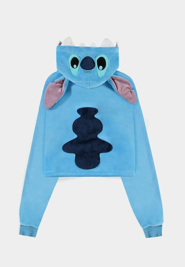 Lilo & Stitch - Stitch Cropped Hooded Sweater Taglia M