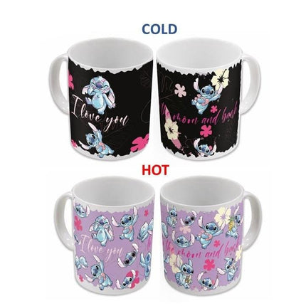 Lilo & Stitch - Tazza Termosensibile Stitch & Angel 325 ml