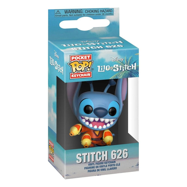 Lilo & Stitch Keychain 4 cm Stitch w/ Blaster Display