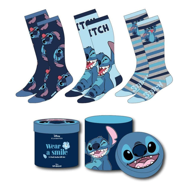 Lilo & Stitch Crazy Stitch Socks 3-Pack