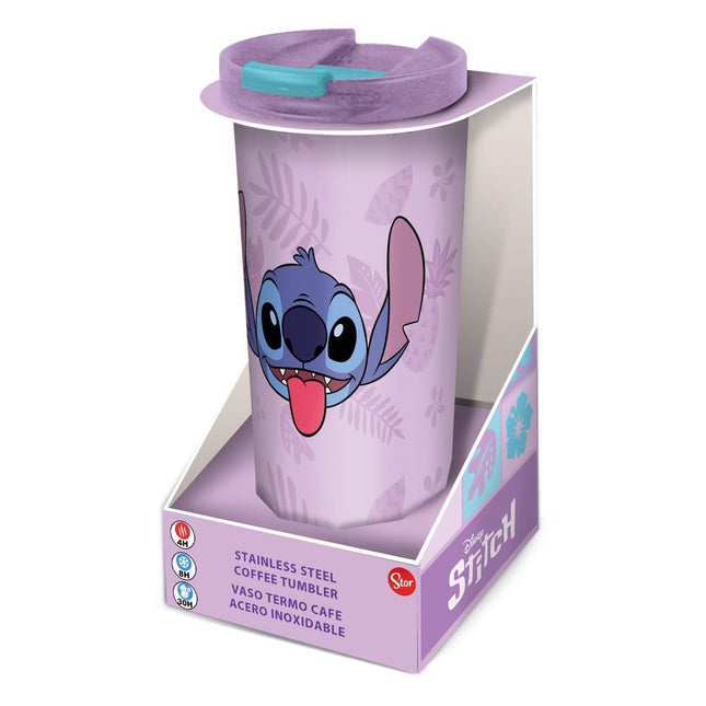 Lilo & Stitch – Borraccia da Viaggio in Acciaio Inox - Stitch Palms Design