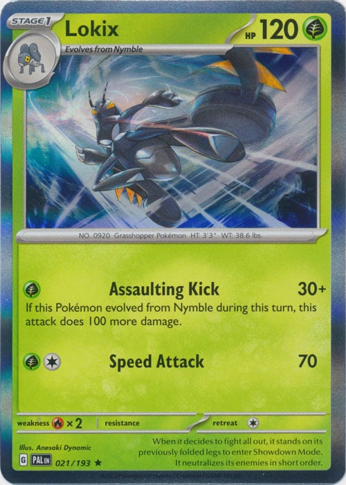PAL-021 · Lokix RH (Holo Rare | 021/193) (ITA)