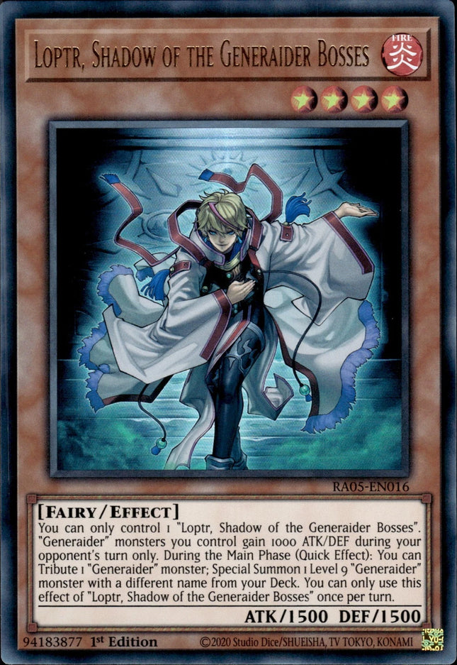 RA05-016ur · Loptr, Ombra dei Boss Generaider / Loptr, Shadow of the Generaider Bosses UR (ITA)
