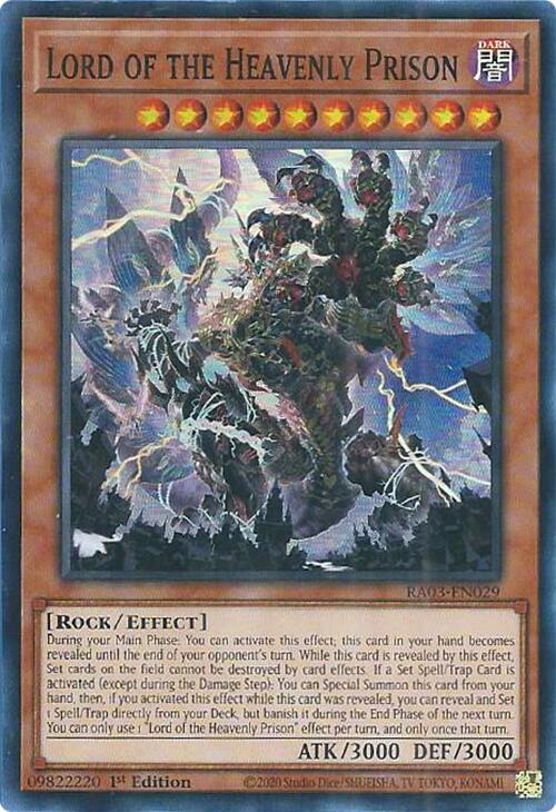 RA03-029 · Signore della Prigione Celeste / Lord of the Heavenly Prison SR (ITA)