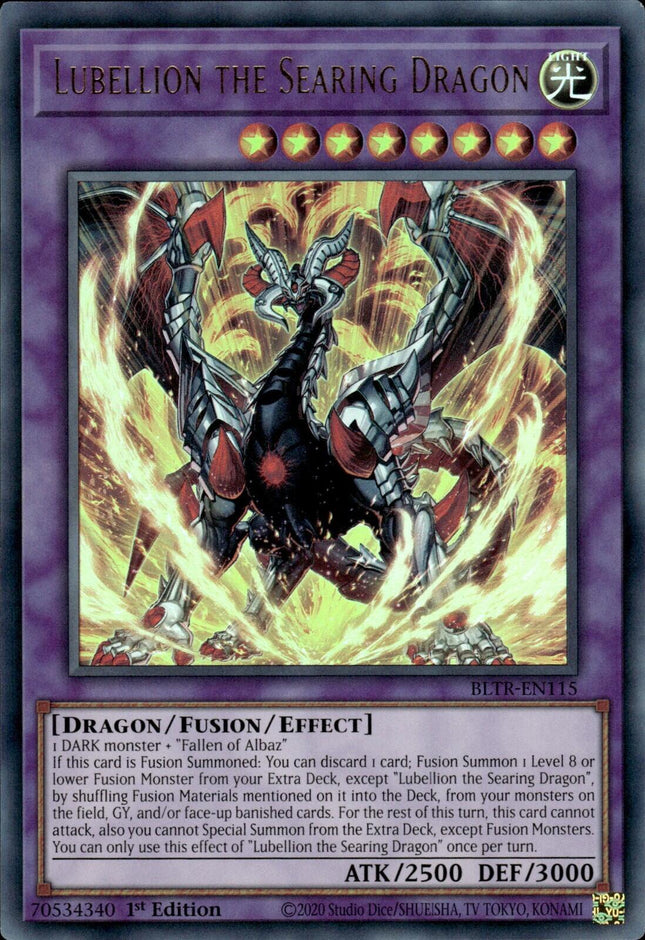 BLTR-115 · Lubellion il Drago Ardente / Lubellion the Searing Dragon UR (ITA)