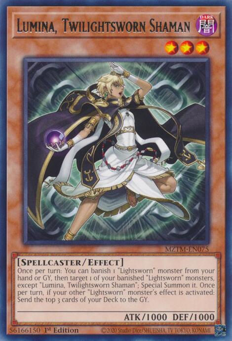 MZTM-075 · Lumina, Sciamana Fedele della Luce Crepuscolare / Lumina, Twilightsworn Shaman R (ITA)