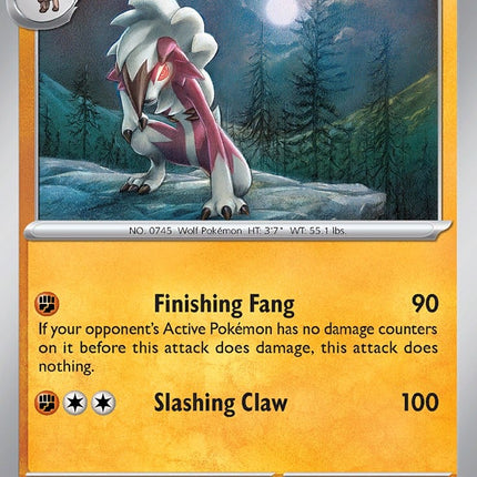 OBF-117 · Lycanroc (117/197) (ITA)