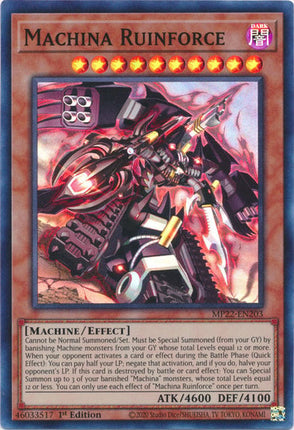 MP22-203 · Mek Rovinaforza / Machina Ruinforce SR (ITA)