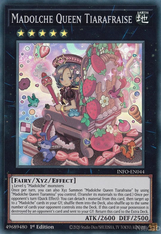 INFO-044sr · Madolche Queen Tiarafraise SR