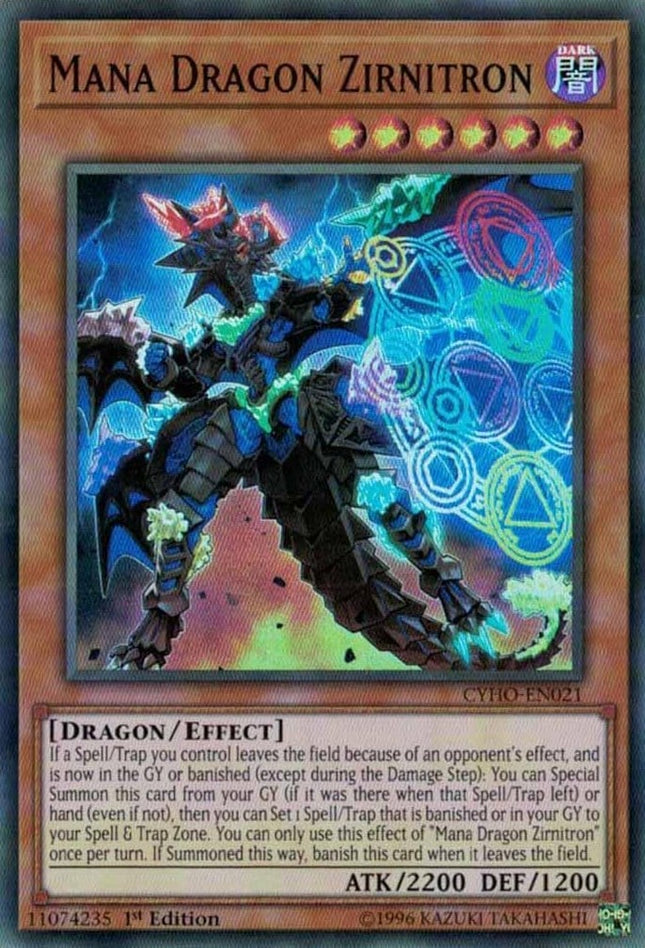CYHO-021 · Zirnitron Drago del Mana / Mana Dragon Zirnitron SR (ITA)