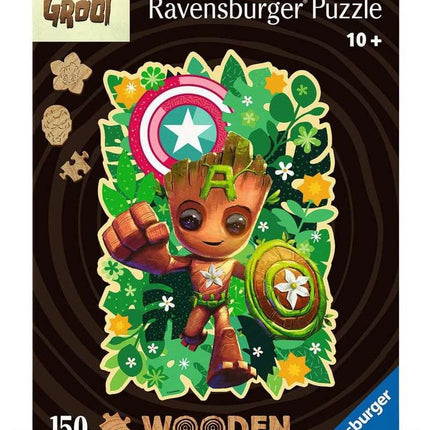 Marvel Groot Wooden Jigsaw Puzzle (150 pieces)