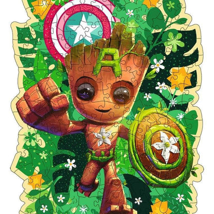 Marvel Groot Wooden Jigsaw Puzzle (150 pieces)