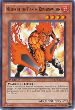 GENF-032 · Maestro delle Dragospade Fiammeggianti / Master of the Flaming Dragonswords (ITA)