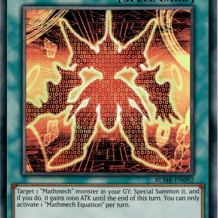 BLMR-092 · Equazione Matemech / Mathmech Equation UR (ITA)