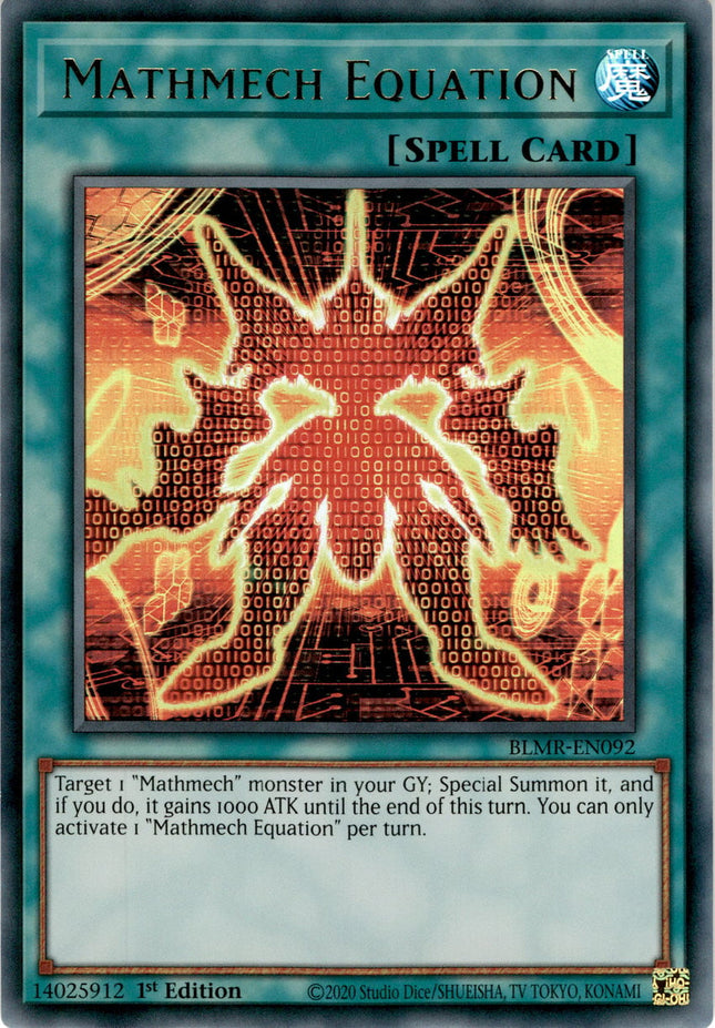 BLMR-092 · Equazione Matemech / Mathmech Equation UR (ITA)