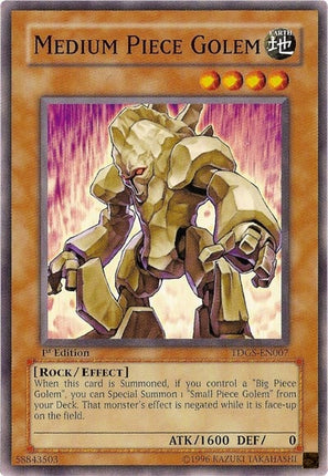 TDGS-007 · Golem Pezzo Medio / Medium Piece Golem (ITA)